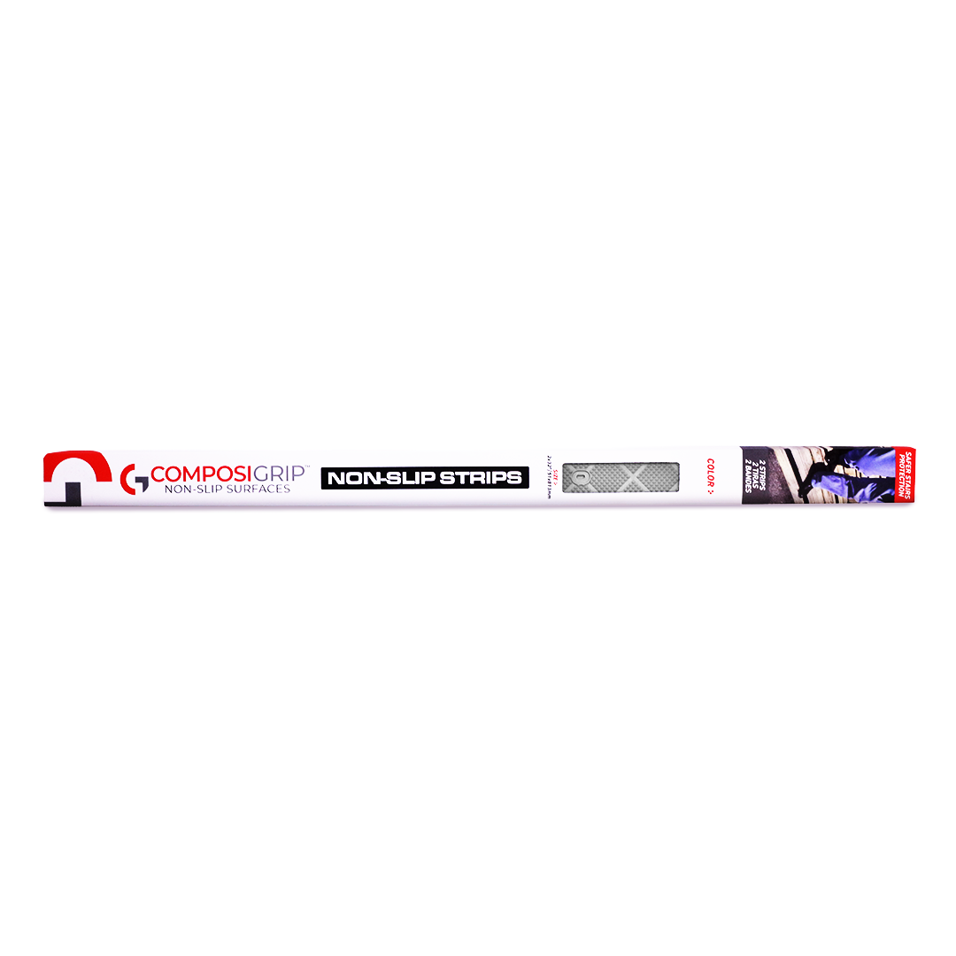 ComposiGrip Non Slip Stair Strips - Grey