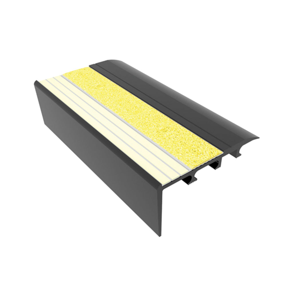 C4-E20 Anodized Yellow Luminescent Carpet Stair Nosing