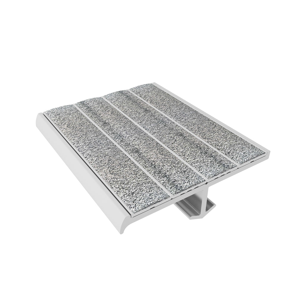 Grey Non-Slip Cast in Place Stair Nosing