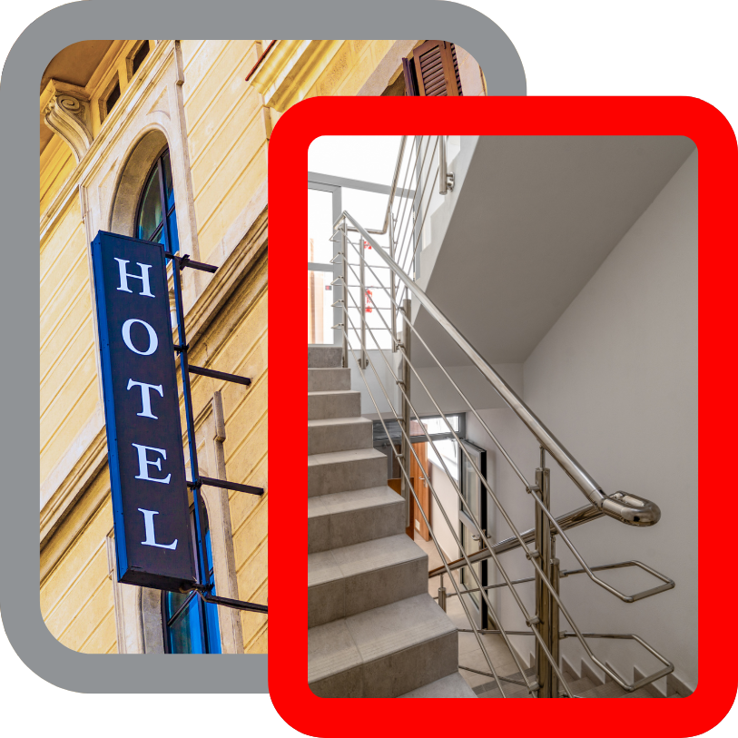 anti-slip stair treads for hotels steps