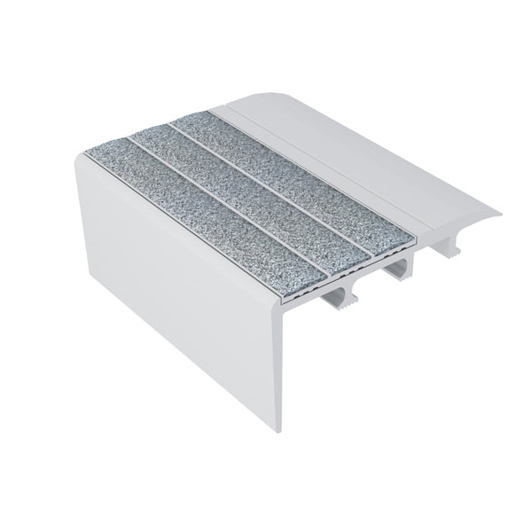 Aluminum Grey Non-Slip Carpet Stair Nosing