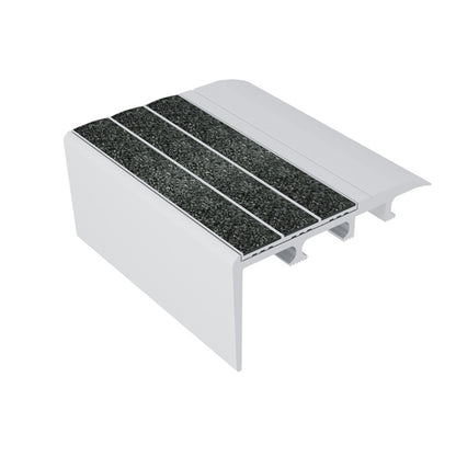 Aluminum Black Non-Slip Carpet Stair Nosing C4170
