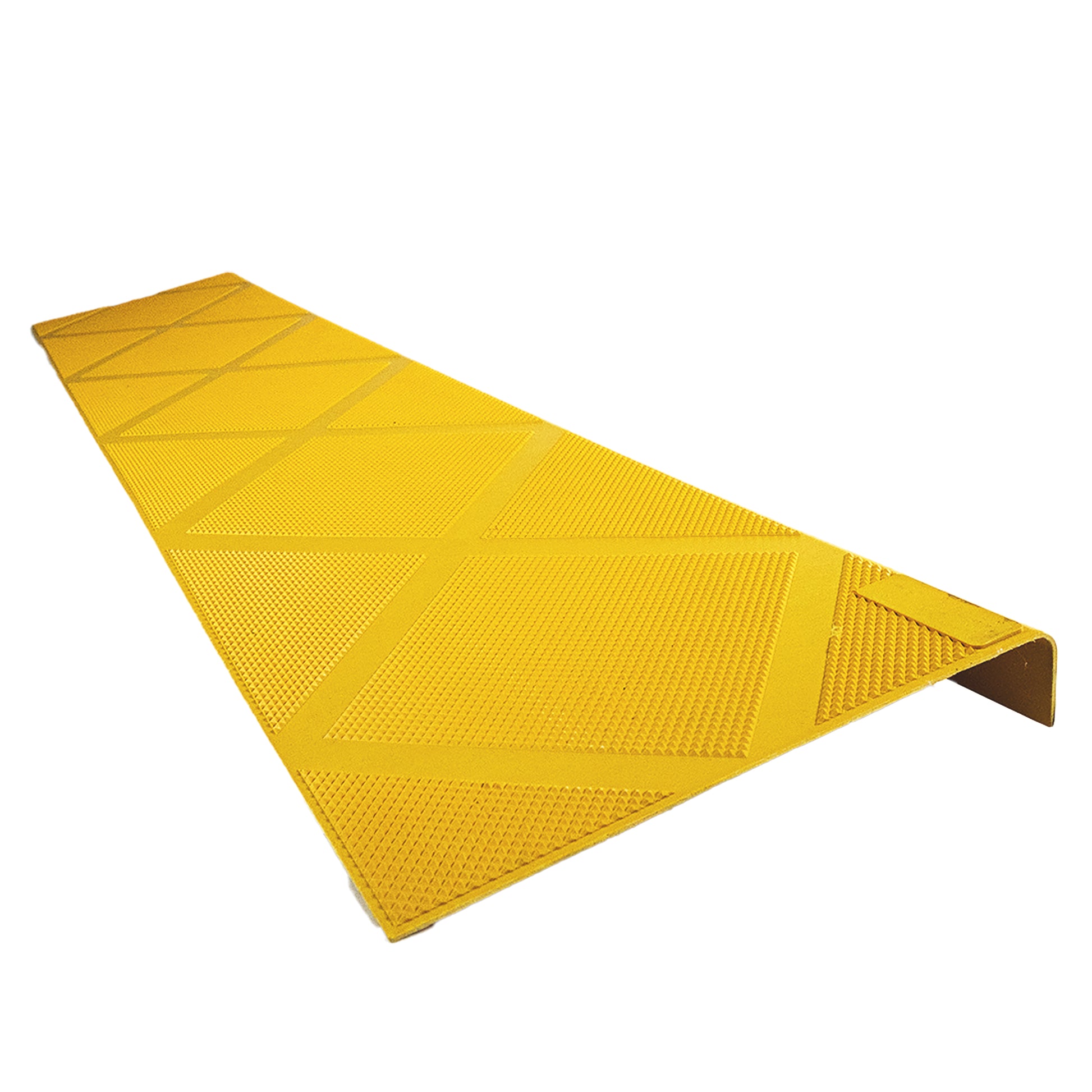 non-slip rubber tread stair mats Safety Yellow Composite Non Slip Stair Tread Covers