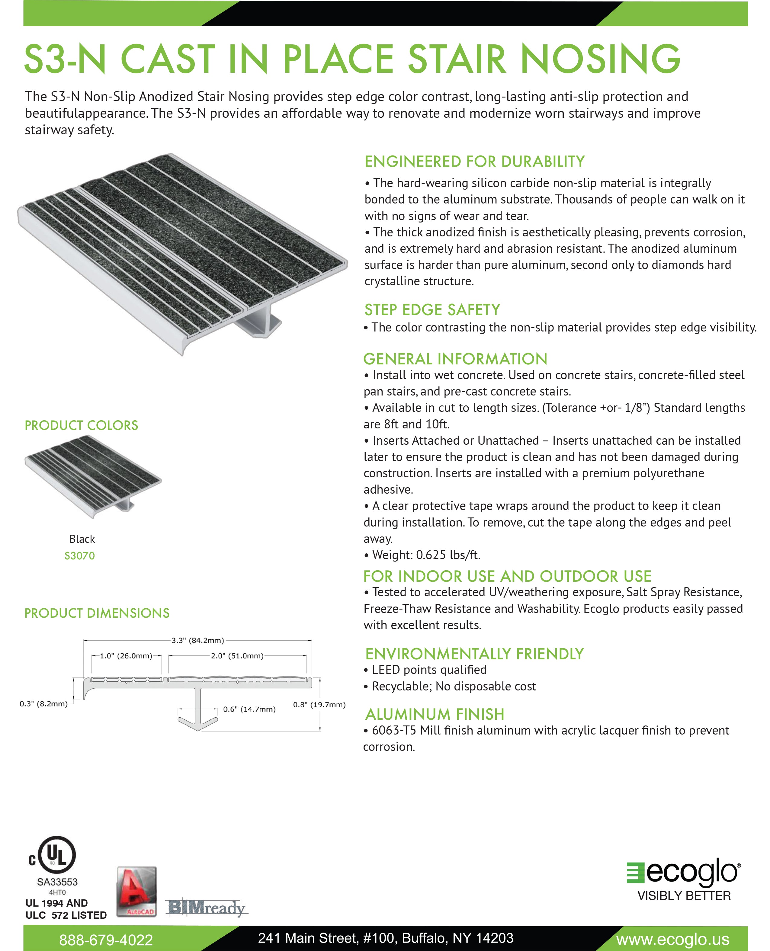 Ecoglo S3 N Data Sheet