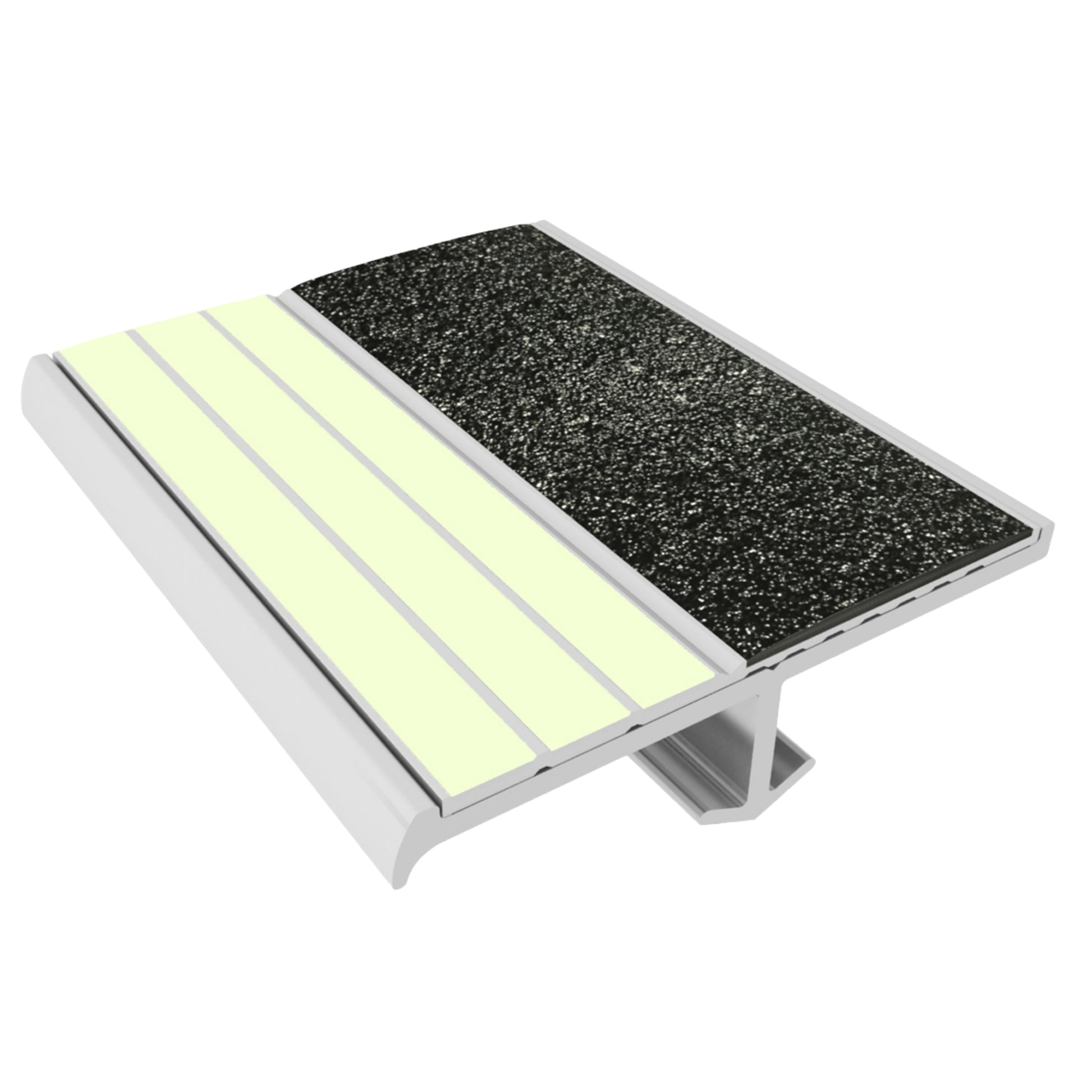 Ecoglo® S4071 Black Luminescent Cast In Place Stair Nosing | S4-E30