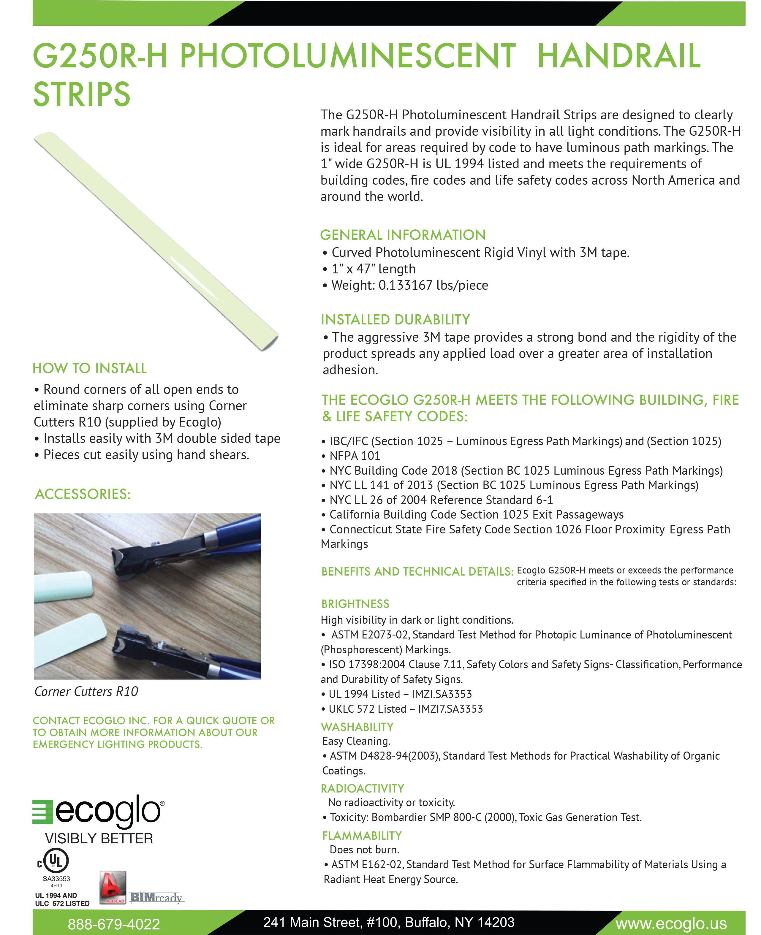 G250R-Handrail-Data-sheet