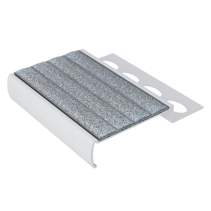 M4160.10 Gray Non-Slip Tile Nosing, 8 FT | Ecoglo® M4.10-N30 Series