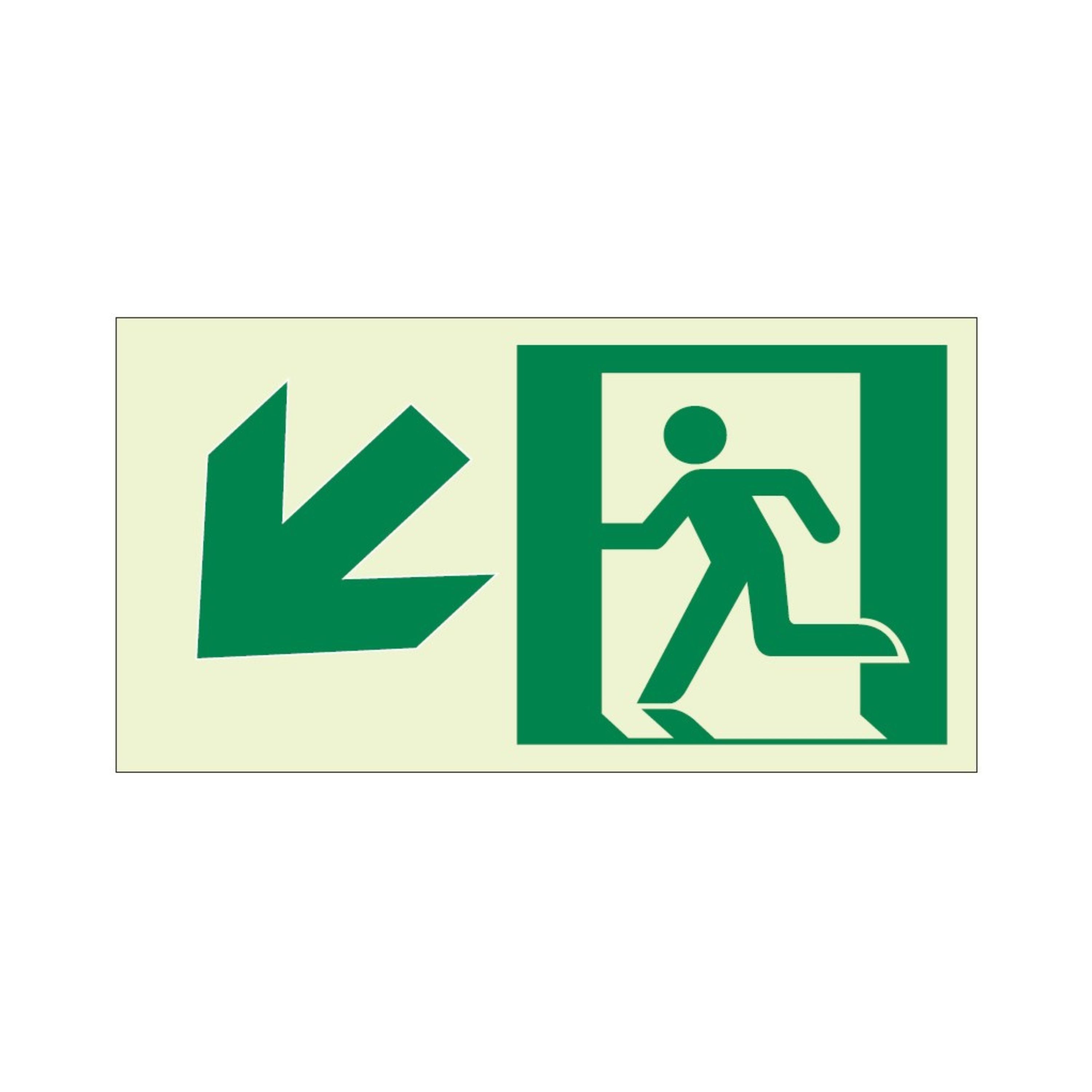 Ecoglo® Luminous Exit Path Marking Signs | Photoluminescent Exit Signs ...