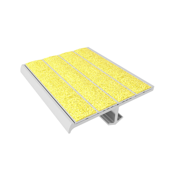 Ecoglo S4050 yellow non-slip cast-in-place stair nosing