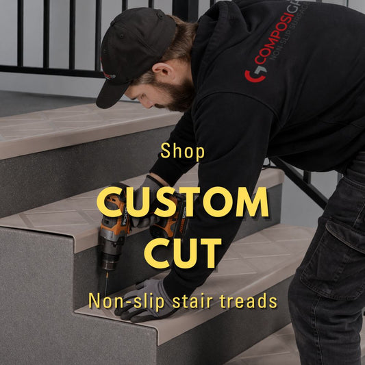 Custom Cut Non-Slip Stair Treads